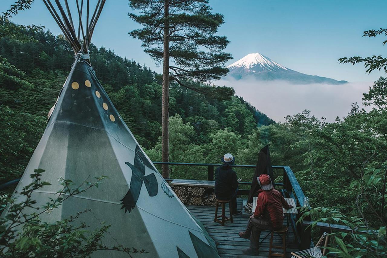 つながるキャンプリゾートqoonel+ Hotel Fujikawaguchiko Exterior photo